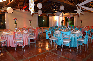 organizacion mesas fiesta de 15